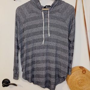 Gray Hooded Tee